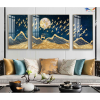 Tranh Tráng Gương Hươu Tài Lộc – TL015