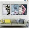 Tranh Tráng Gương Chủ Đề Hoa - H015