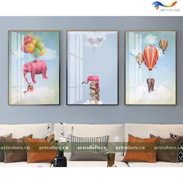 Tranh Tráng Gương Chủ Đề Hoạt Hình - HH008