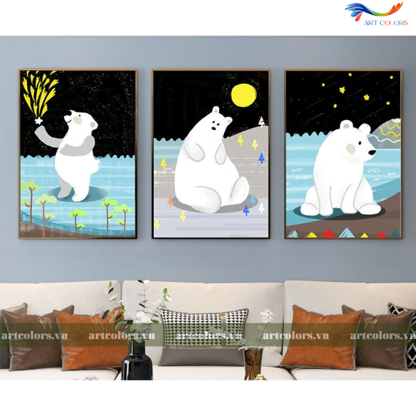 Tranh Tráng Gương Chủ Đề Hoạt Hình - HH011