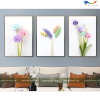 Tranh Tráng Gương Chủ Đề Hoa - H023