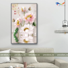 Tranh Tráng Gương Hoa Sen - HS008