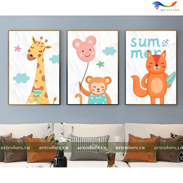 Tranh Tráng Gương Chủ Đề Hoạt Hình - HH018