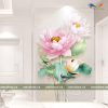 Tranh Tráng Gương Hoa Sen - HS001