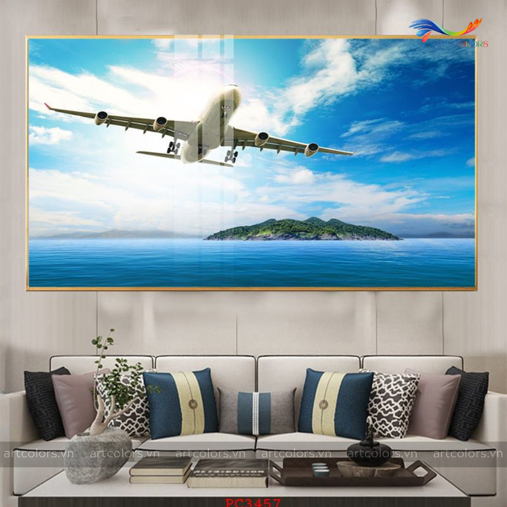 Tranh Tráng Gương Cảnh Biển - B2