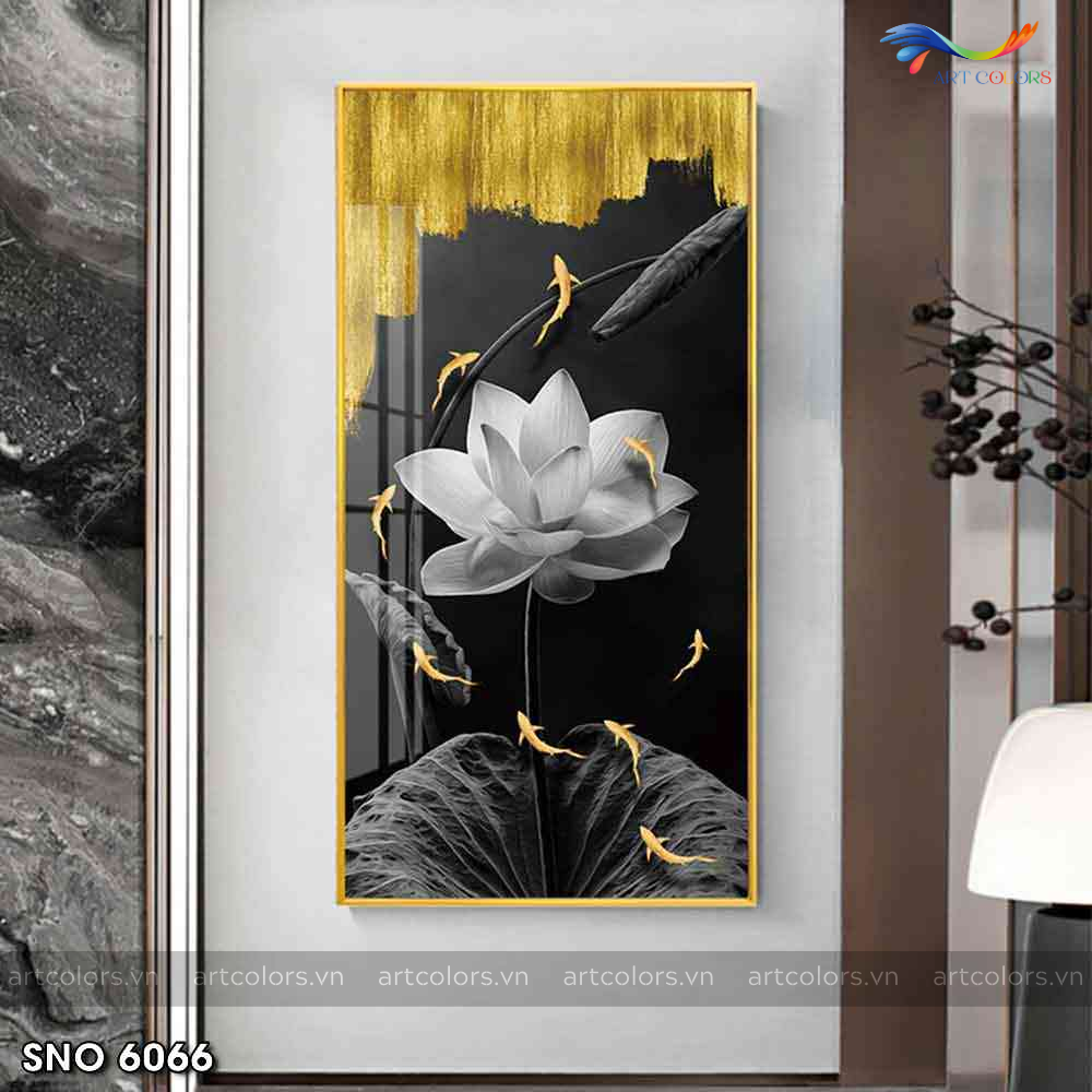 Tranh Tráng Gương Cửu Ngư Quần Hội - CN14