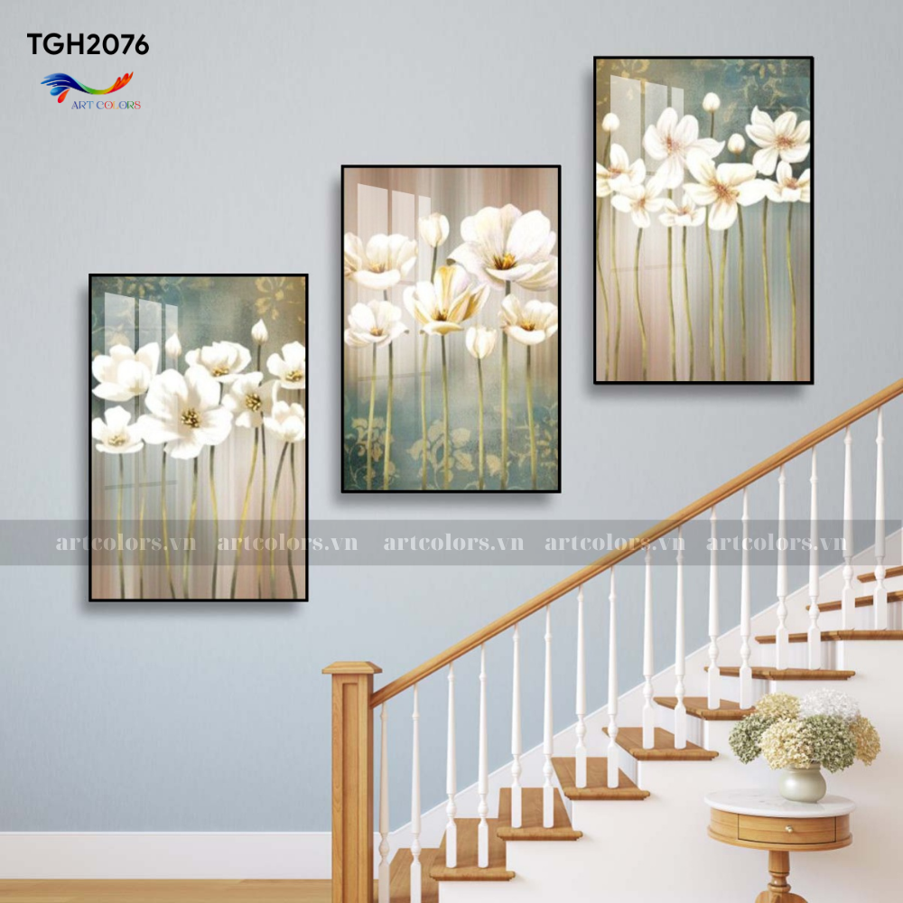 Tranh Tráng Gương Trang Trí Cầu Thang - CT13