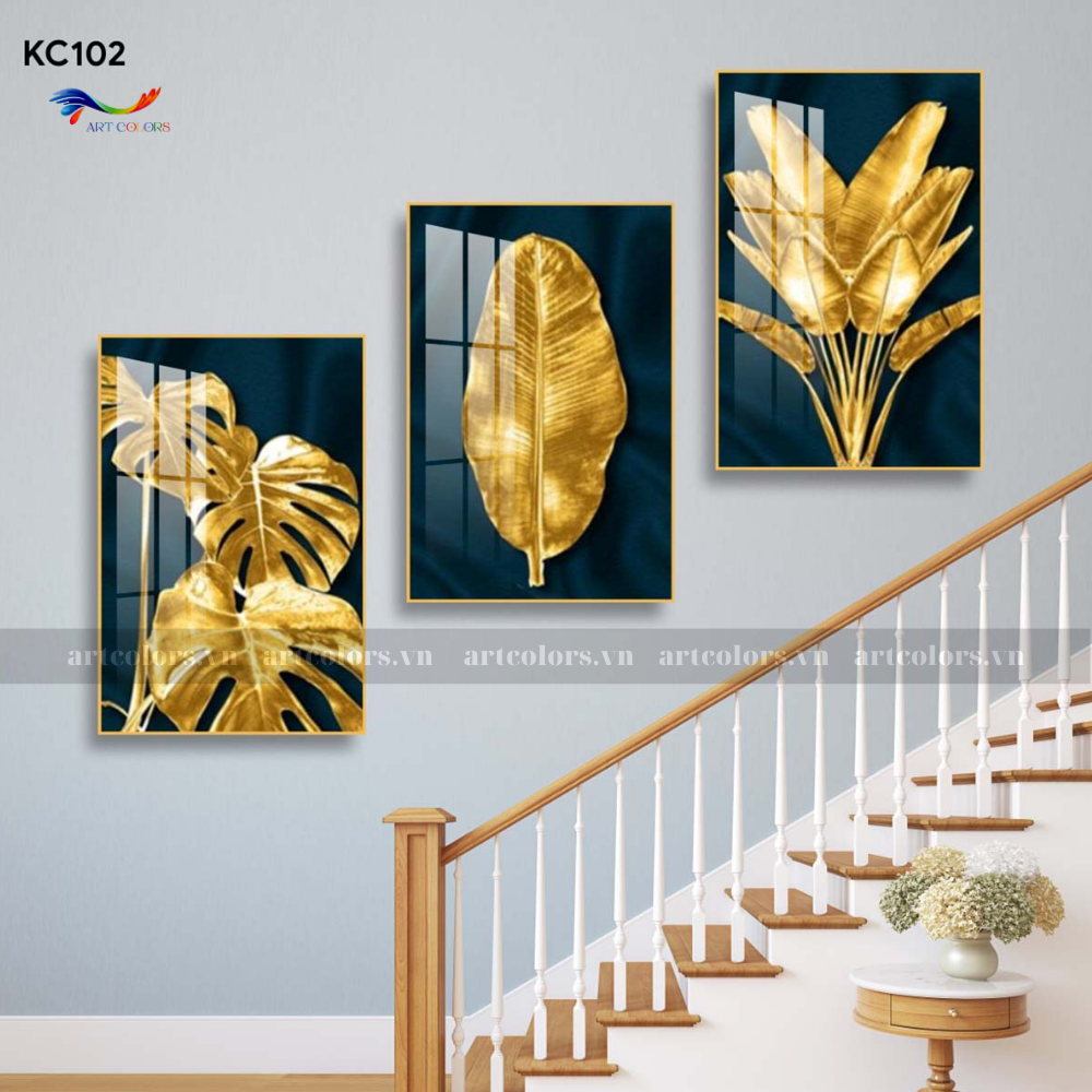 Tranh Tráng Gương Trang Trí Cầu Thang - CT33