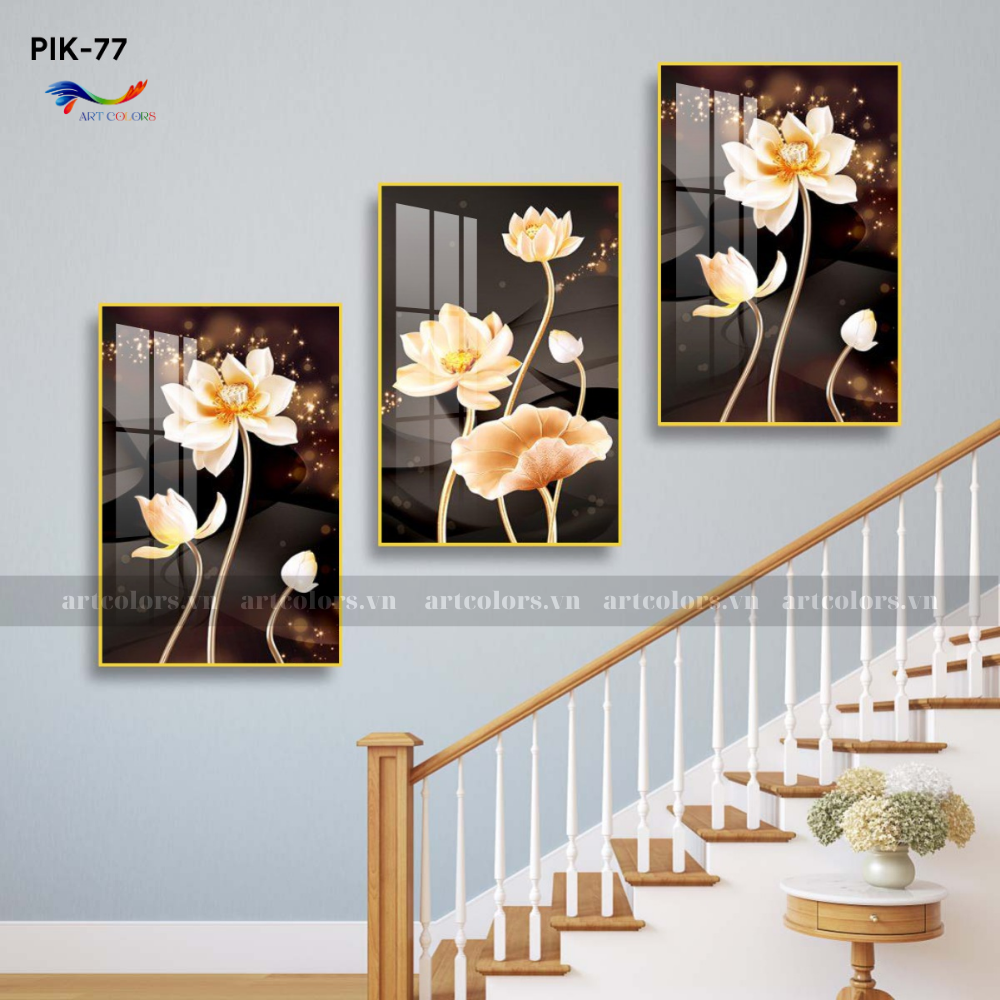 Tranh Tráng Gương Trang Trí Cầu Thang - CT28