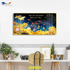 Tranh Tráng Gương Đồng Hồ - DH29