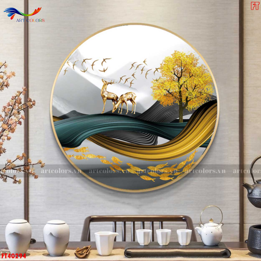 Tranh Tráng Gương Tranh Tròn - TR51