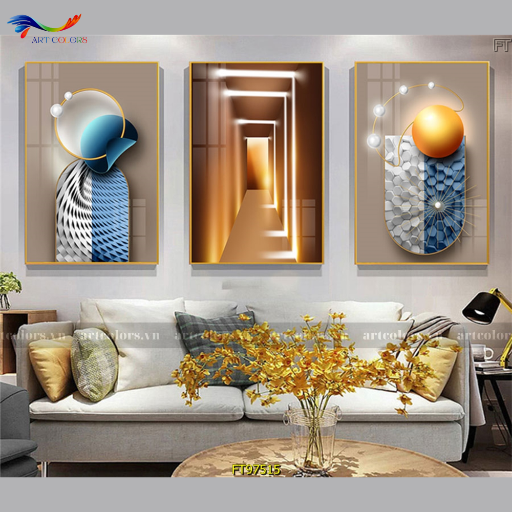 Tranh Tráng Gương Trừu Tượng - TT38