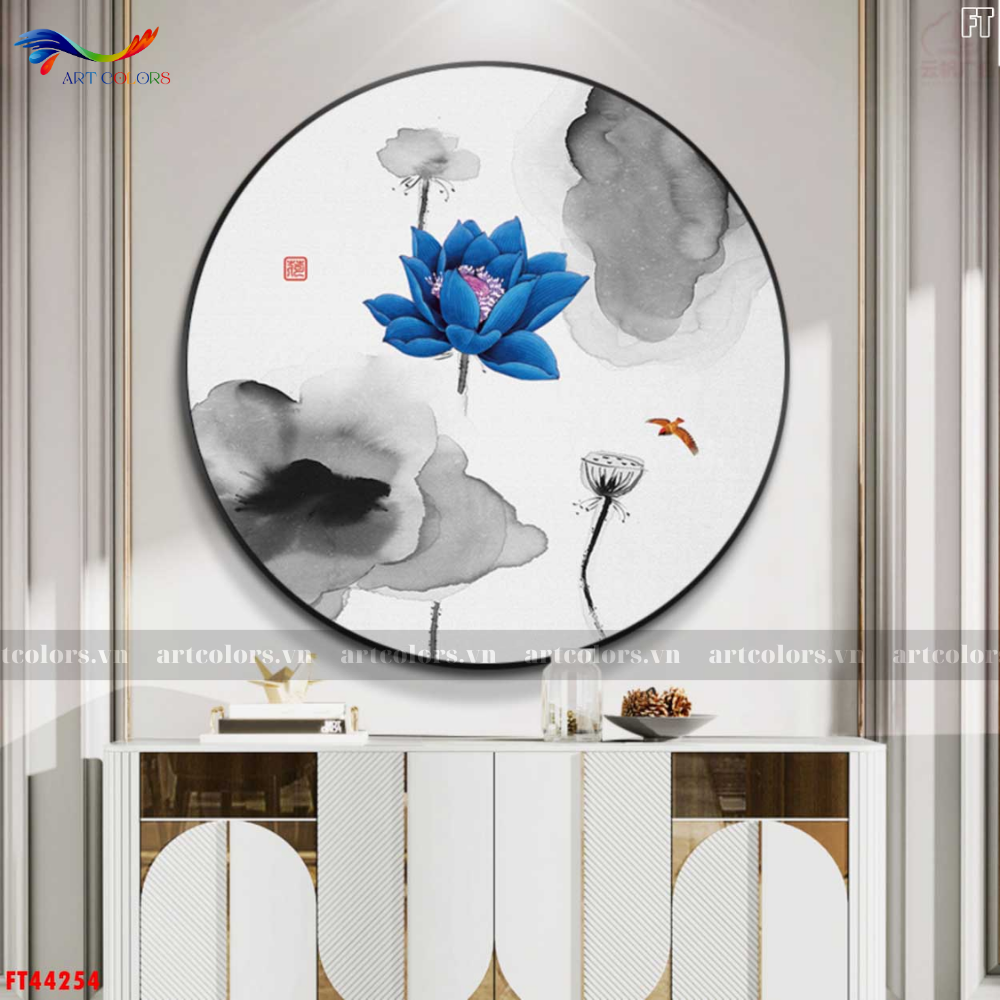 Tranh Tráng Gương Tranh Tròn - TR46