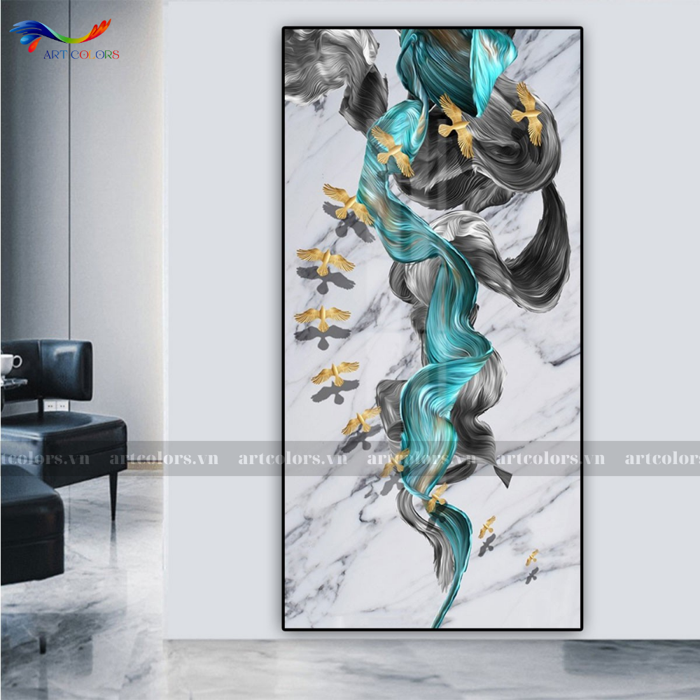 Tranh Tráng Gương Trừu Tượng - TT61
