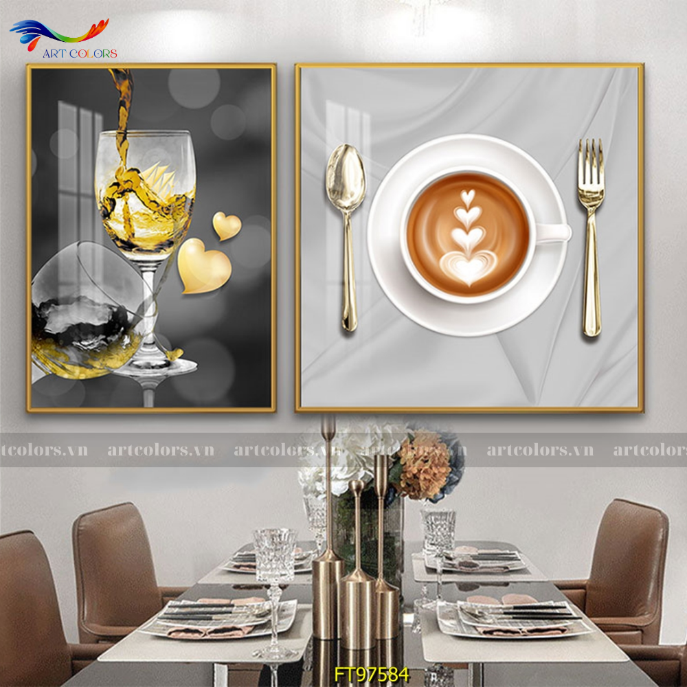 Tranh Tráng Gương Phòng Ăn, Nhà Bếp - PB14