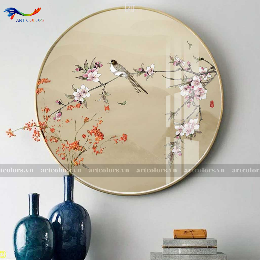 Tranh Tráng Gương Tranh Tròn - TR38