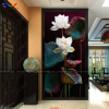 Tranh Tráng Gương Hoa Sen - HS17