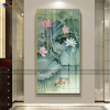 Tranh Tráng Gương Hoa Sen - HS16