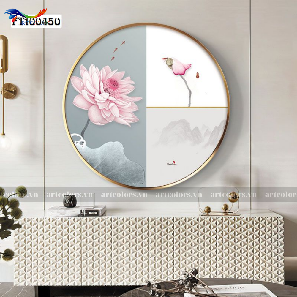 Tranh Tráng Gương Tranh Tròn - TR34