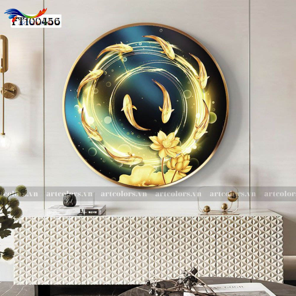 Tranh Tráng Gương Tranh Tròn - TR33