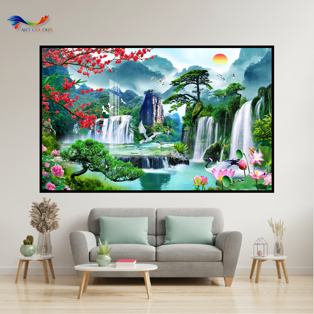Tranh Tráng Gương Sơn Thủy - ST23