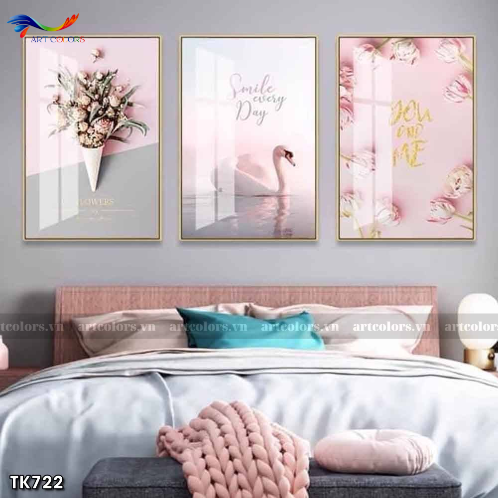 Tranh Tráng Gương Trang Trí Phòng Ngủ - PN4