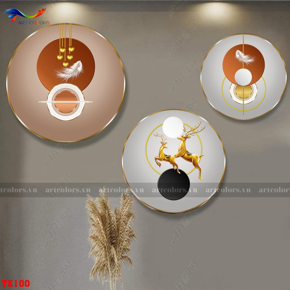 Tranh Tráng Gương Trừu Tượng - TT73