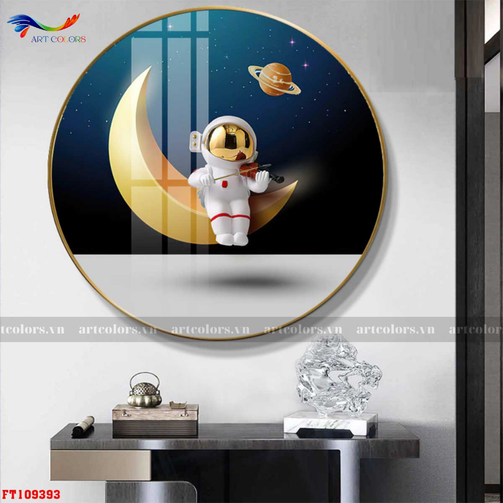 Tranh Tráng Gương Tranh Tròn - TR30