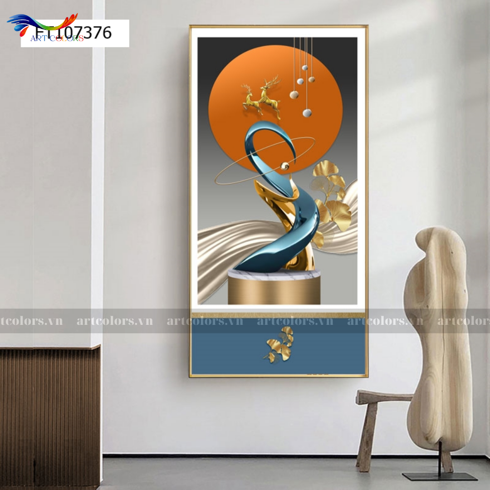 Tranh Tráng Gương Trừu Tượng - TT60
