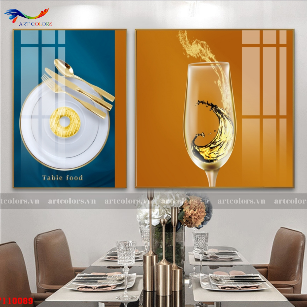 Tranh Tráng Gương Phòng Ăn, Nhà Bếp - PB12