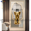 Tranh Tráng Gương Gấu Kaws - KW40