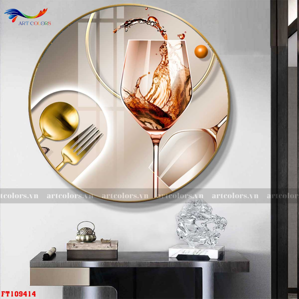 Tranh Tráng Gương Tranh Tròn - TR27