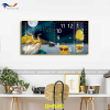 Tranh Tráng Gương Đồng Hồ - DH25