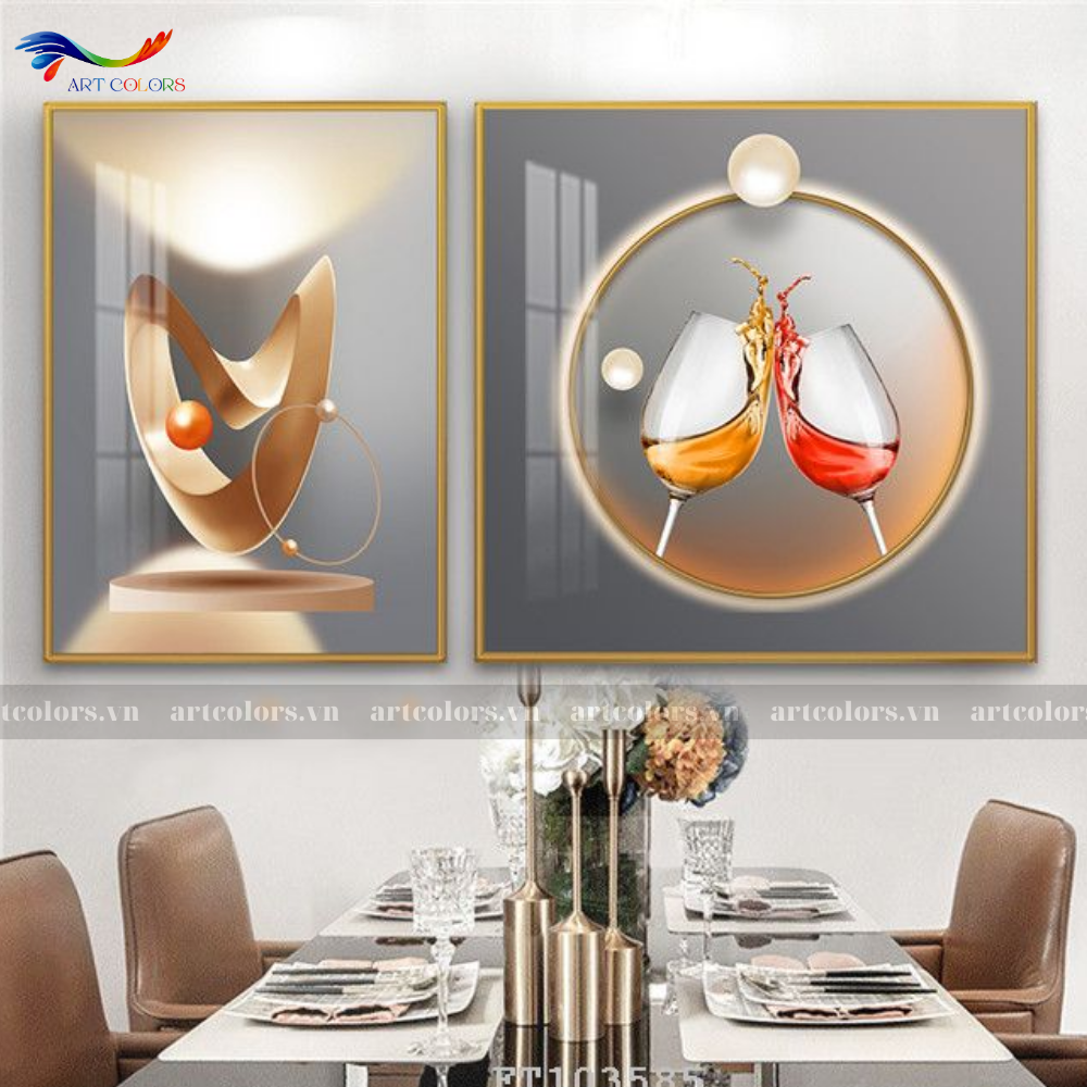 Tranh Tráng Gương Phòng Ăn, Nhà Bếp - PB11