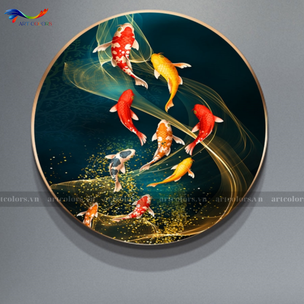 Tranh Tráng Gương Tranh Tròn - TR14