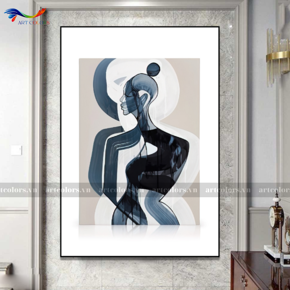 Tranh Tráng Gương Trừu Tượng - TT58
