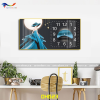 Tranh Tráng Gương Đồng Hồ - DH24