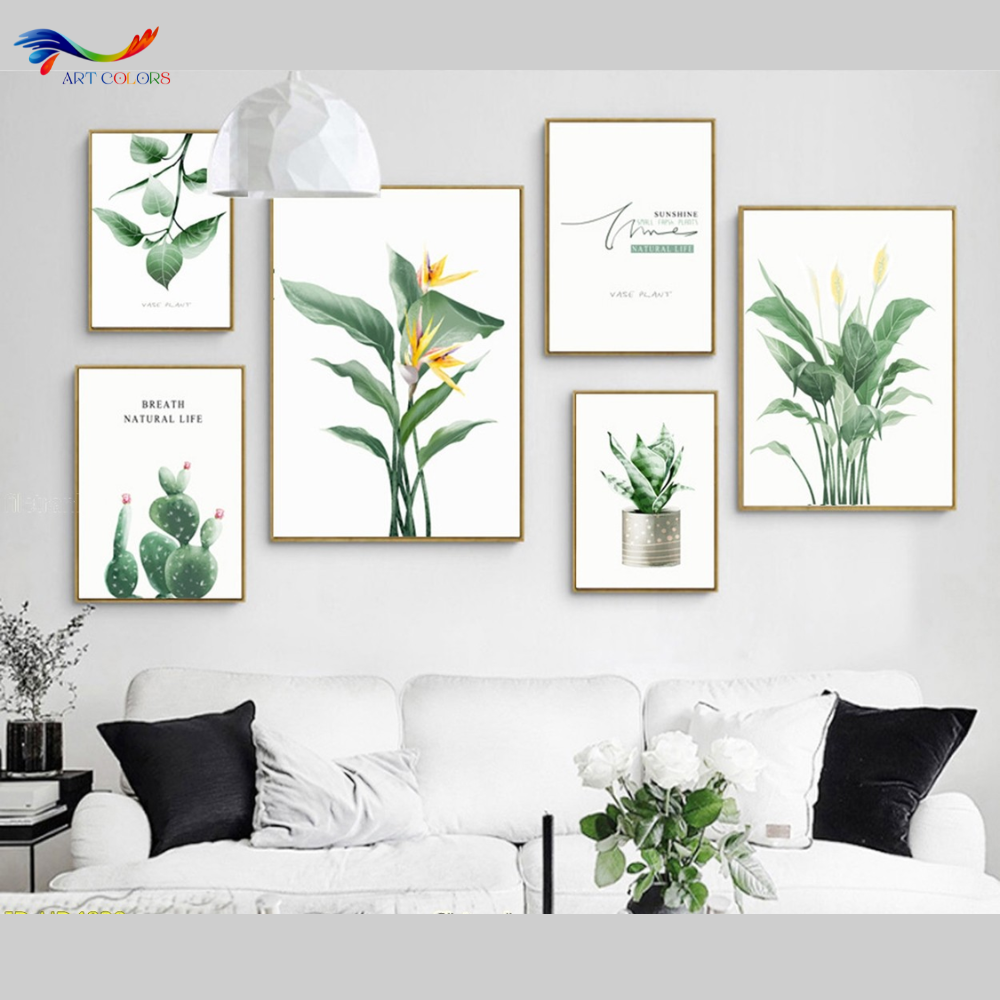 Tranh Tráng Gương Lá Cây - LC14