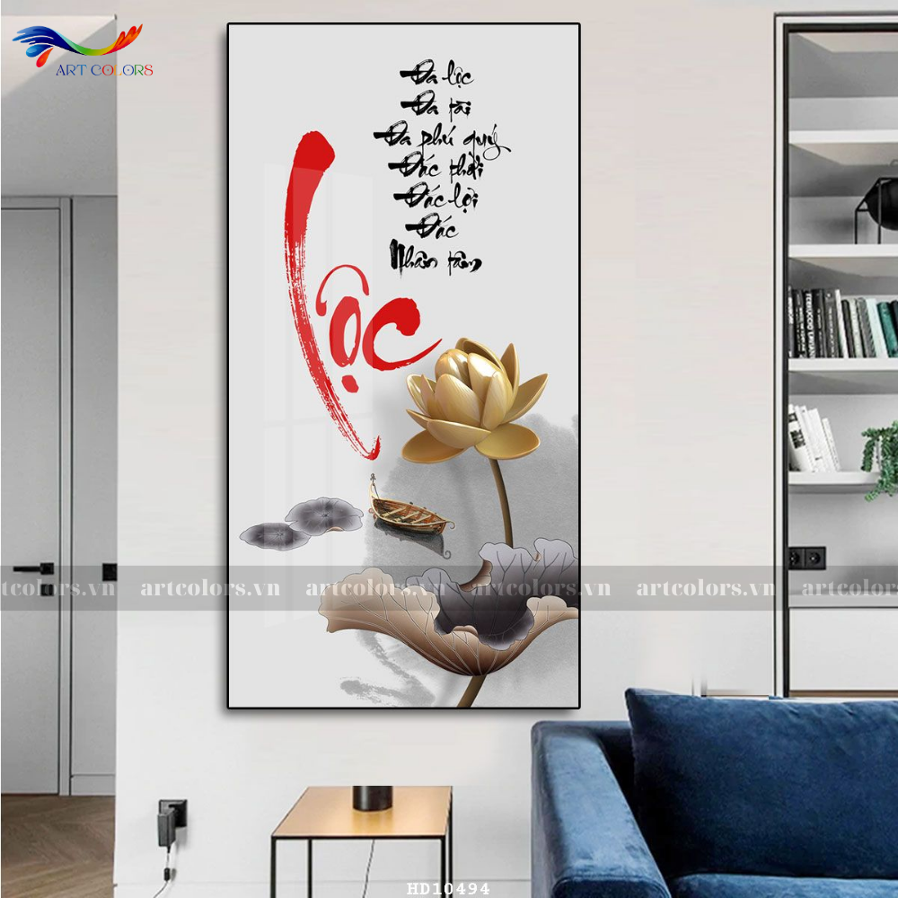 Tranh Tráng Gương Thư Pháp - TP35