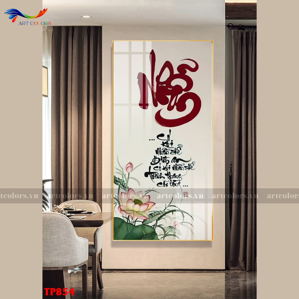 Tranh Tráng Gương Thư Pháp - TP30