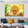 Tranh Tráng Gương Cây Kim Tiền - KT3
