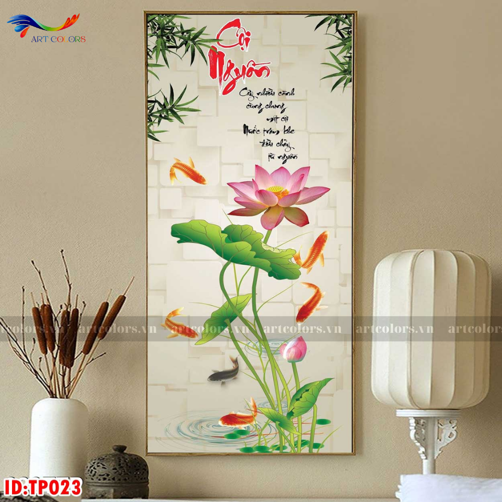 Tranh Tráng Gương Thư Pháp - TP25