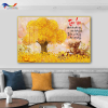 Tranh Tráng Gương Cây Kim Tiền - KT11
