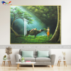 Tranh Tráng Gương Làng Quê - LQ1