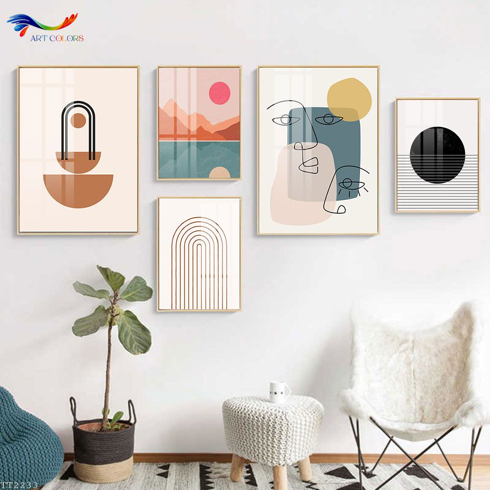 Tranh Tráng Gương Bộ Nhiều Tấm - NT20