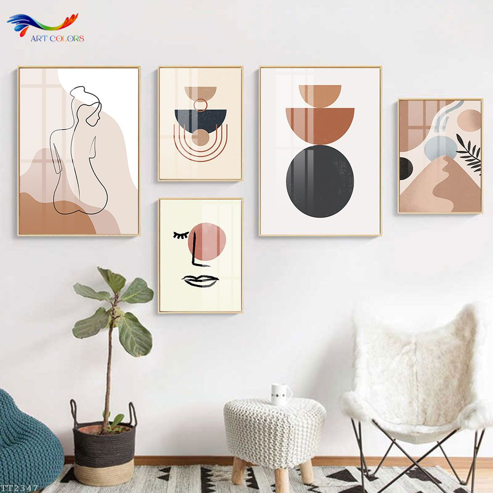 Tranh Tráng Gương Bộ Nhiều Tấm - NT19