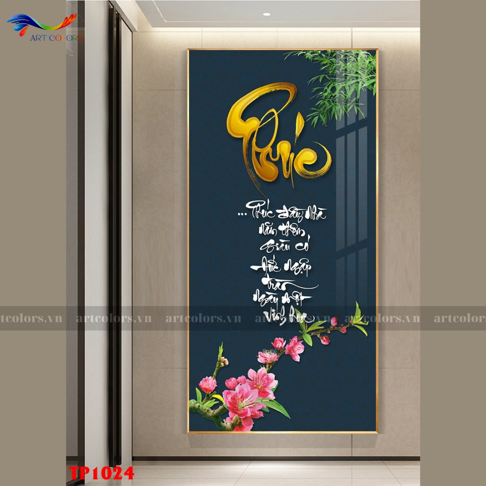 Tranh Tráng Gương Thư Pháp - TP36