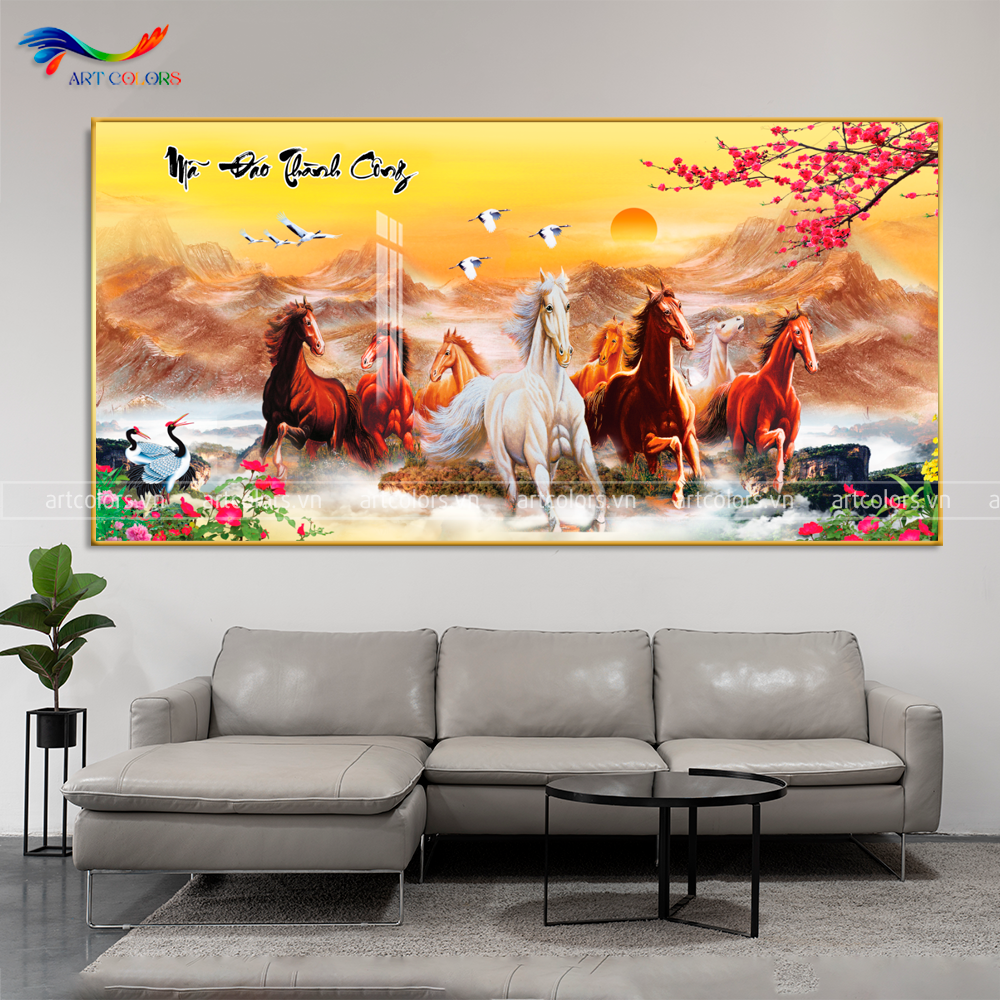 Tranh Tráng Gương Mã Đáo Thành Công - MD41