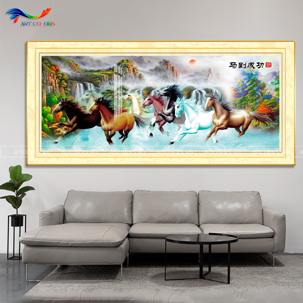 Tranh Tráng Gương Mã Đáo Thành Công - MD38