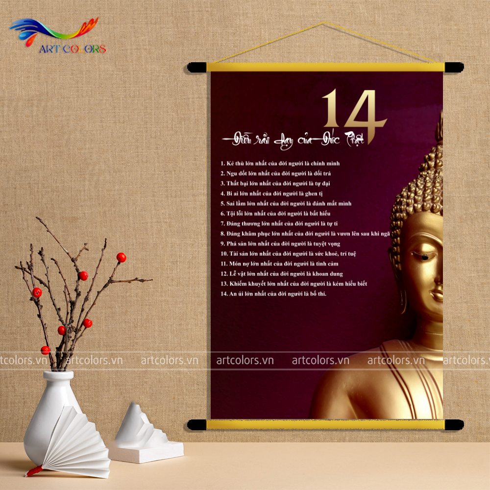 Tranh Liễn - Chủ đề Phật Giáo - TL70